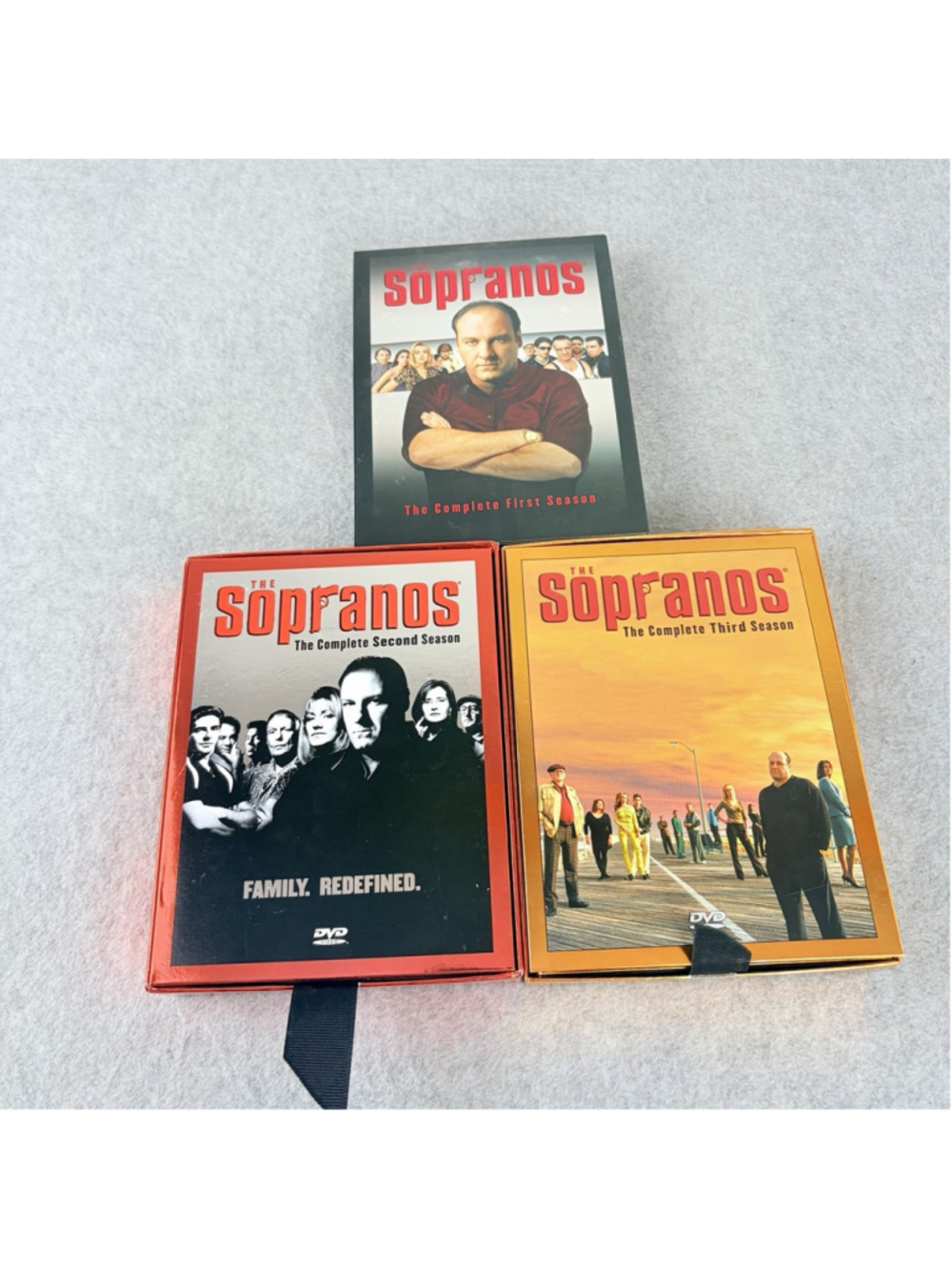THE SOPRANOS Complete Seasons 1 2 3 DVD Box Set Lot HBO Tested Working